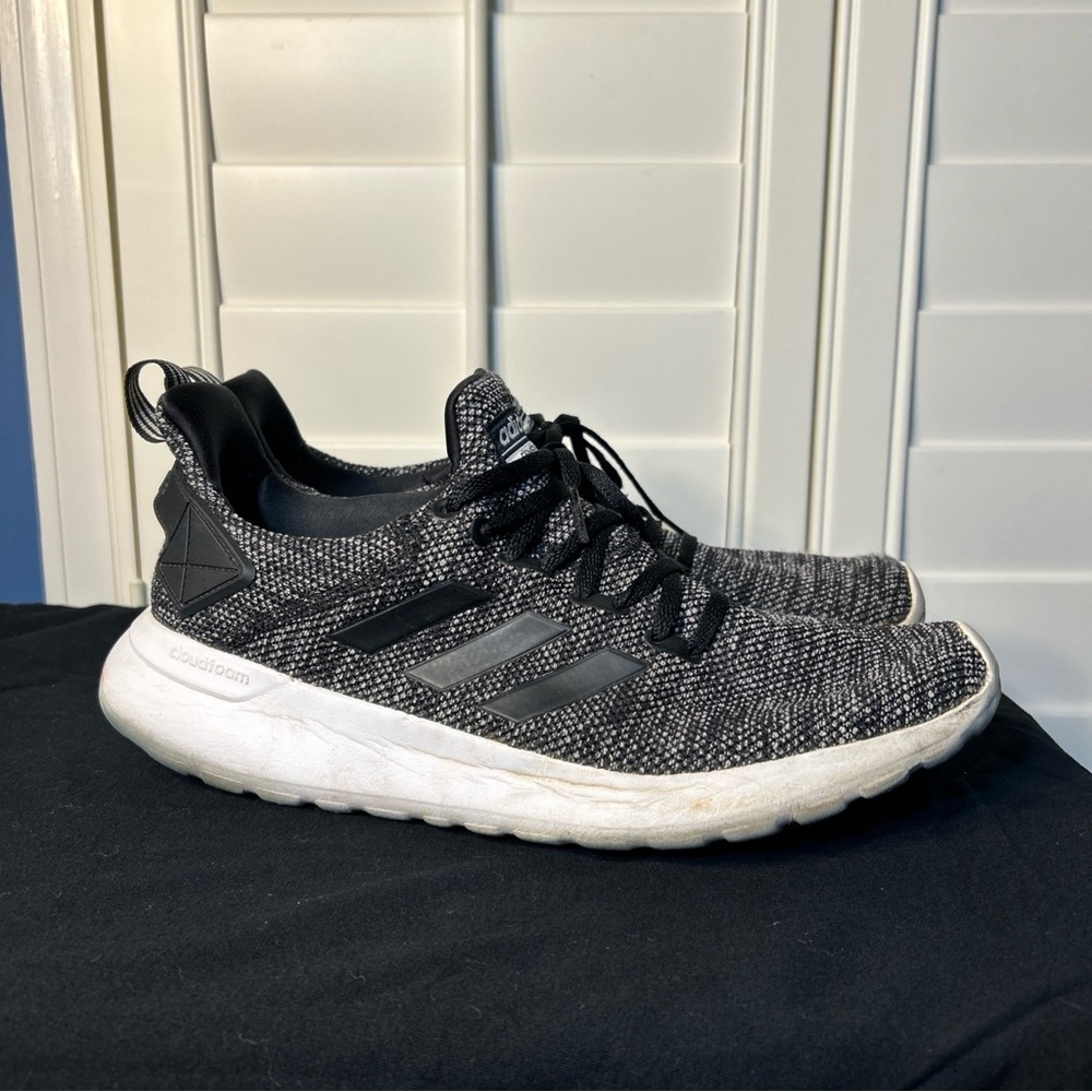 Adidas Lite Racer BYD Black White Running Shoes Mens 10.5
